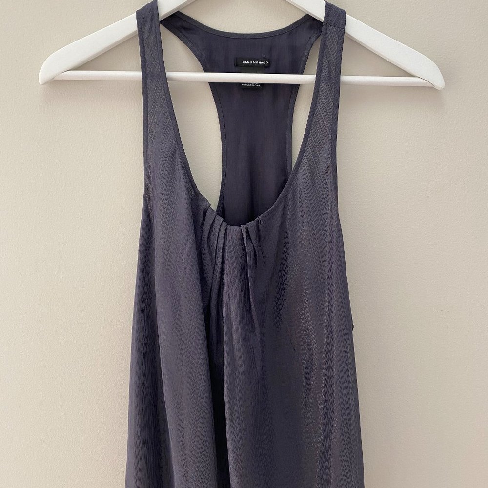 100% Silk Club Monaco Racerback Tank